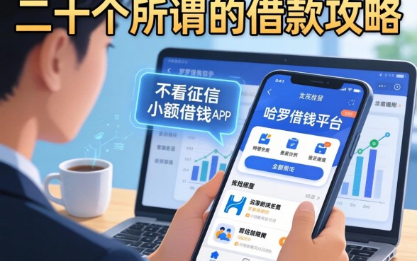 我翻了二十个所谓的借款攻略，发现哈罗借钱平台和不看征信小额借钱的app全是误导