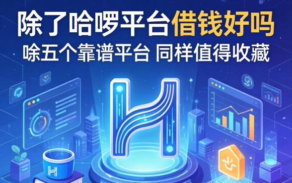 除了哈啰平台借钱好吗，这五个靠谱平台同样值得收藏