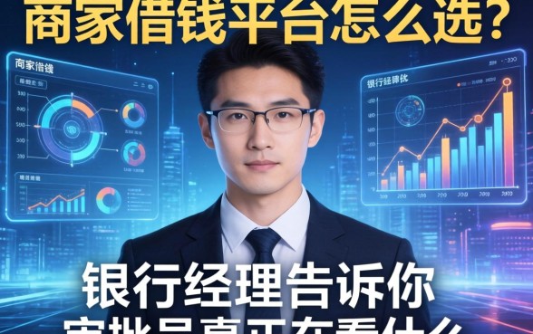 商家借钱平台怎么选？银行经理告诉你审批员真正在看什么