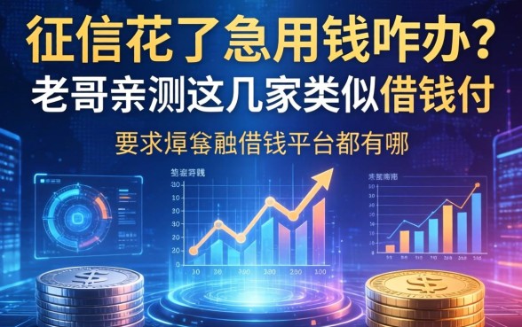 征信花了急用钱咋办？老哥亲测这几家类似借钱的平台都有哪些