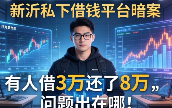 新沂私下借钱平台暗访：有人借3万还了8万，问题出在哪？