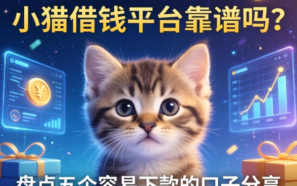 小猫借钱平台靠谱吗？盘点五个容易下款的口子分享