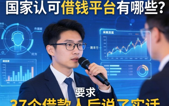 国家认可借钱平台有哪些？我采访了37个借款人后说了实话