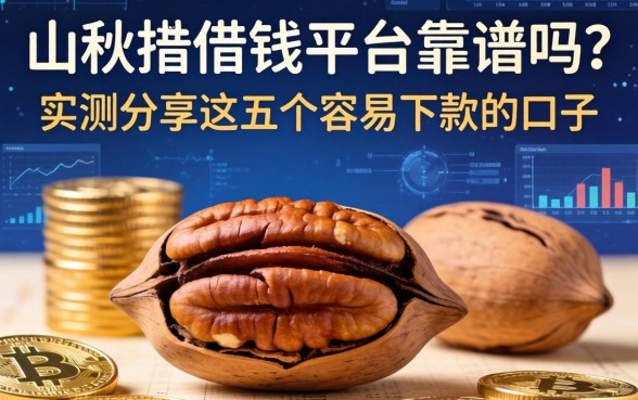山核桃借钱平台靠谱吗？实测分享这五个容易下款的口子