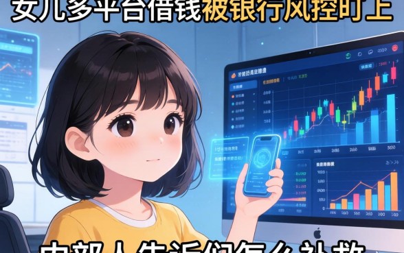 女儿多平台借钱被银行风控盯上，内部人告诉你怎么补救