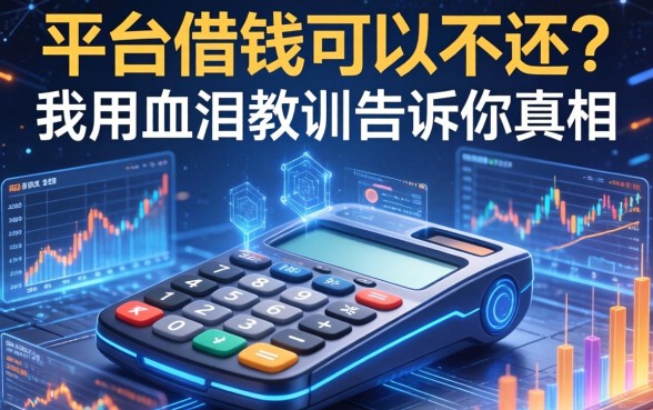 平台借钱可以不还？我用血泪教训告诉你真相