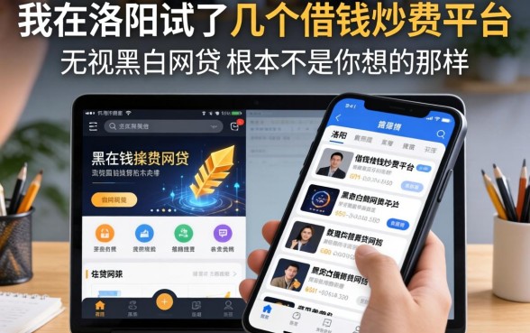 我在洛阳试了几个借钱炒股平台，发现无视黑白的网贷app根本不是你想的那样