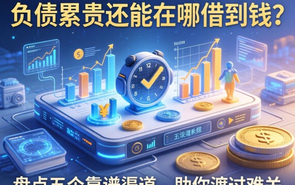 负债累累还能在哪借到钱？盘点五个靠谱渠道，助你渡过难关