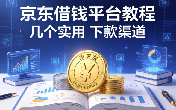 京东借钱平台教程：整理了几个实用的下款渠道
