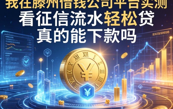 我在滕州借钱公司平台实测，不看征信流水轻松贷真的能下款吗