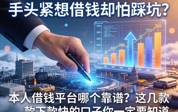 手头紧想借钱却怕踩坑？本人借钱平台哪个靠谱？这几款下款快的口子你一定要知道
