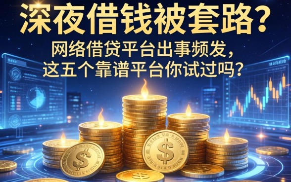 深夜借钱被套路？网络借钱平台出事频发，这五个靠谱平台你试过吗？