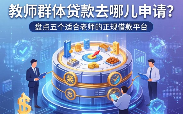 教师群体贷款去哪里申请？盘点五个适合老师的正规借款平台