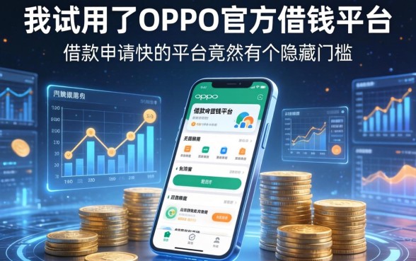 我试用了OPPO官方借钱平台，发现借款申请快的平台竟然有个隐藏门槛