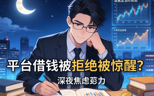梦见跟平台借钱被拒绝被惊醒？深夜焦虑的背后，究竟隐藏着怎样的资金困境与心理压力？