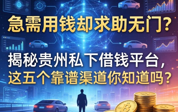 急需用钱却求助无门？揭秘贵州私下借钱平台，这五个靠谱渠道你知道吗？