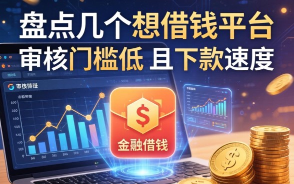 盘点几个想借钱的平台，审核门槛低且下款速度快