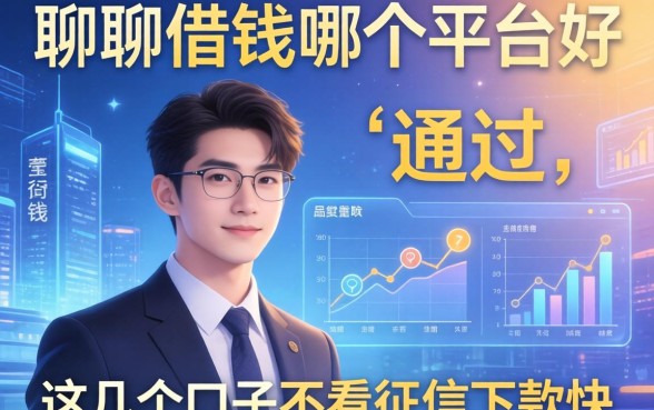 聊聊借钱哪个平台好通过，这几个口子不看征信下款快