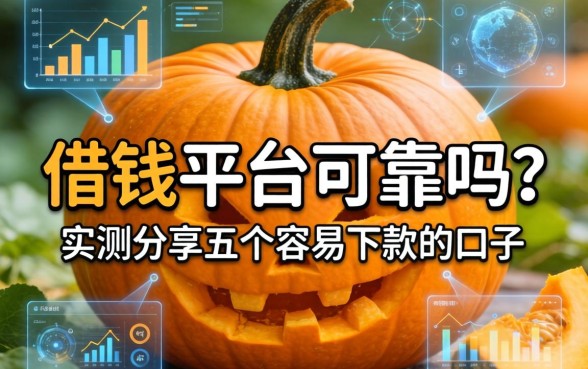 大南瓜借钱平台可靠吗？实测分享五个容易下款的口子