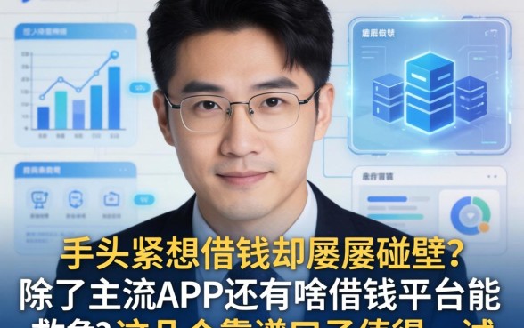 手头紧想借钱却屡屡碰壁？除了主流APP还有啥借钱平台能救急？这几个靠谱口子值得一试