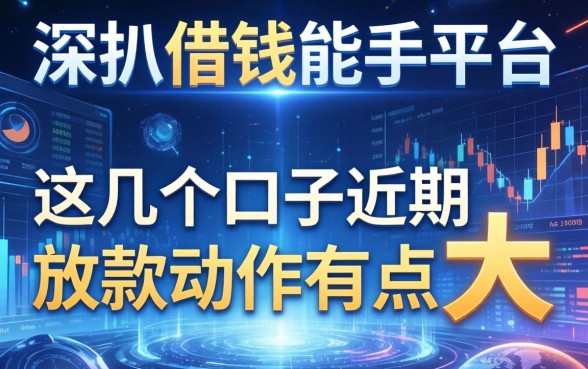 深扒借钱能手平台：这几个口子近期放款动作有点大