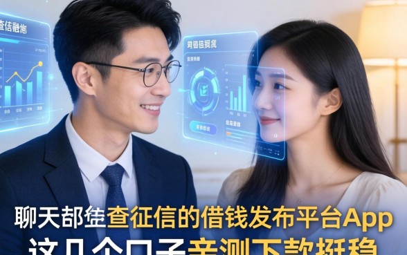 聊聊那些不查征信的借钱发布平台app，这几个口子亲测下款挺稳