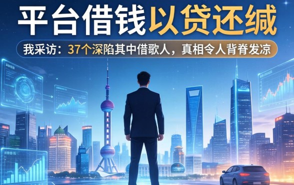平台借钱以贷还贷：我采访了37个深陷其中的借款人，真相令人背脊发凉
