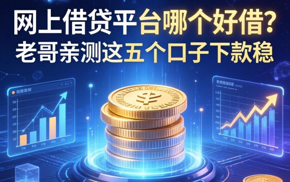 网上借钱平台哪个好借？老哥亲测这五个口子下款稳