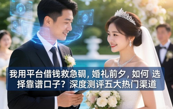 新郎用平台借钱救急，婚礼前夕如何选择靠谱口子？深度测评五大热门渠道
