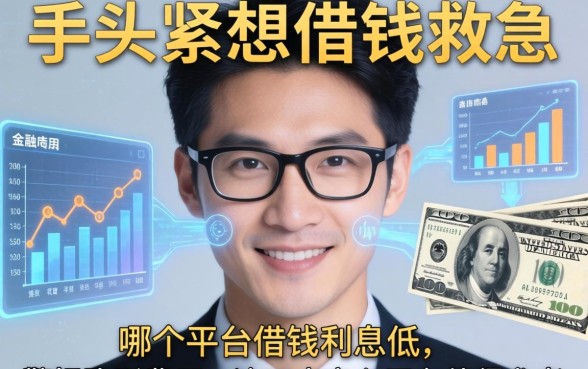 手头紧想借钱救急，哪个平台借钱利息低？警惕隐形费用，这五大良心平台值得参考