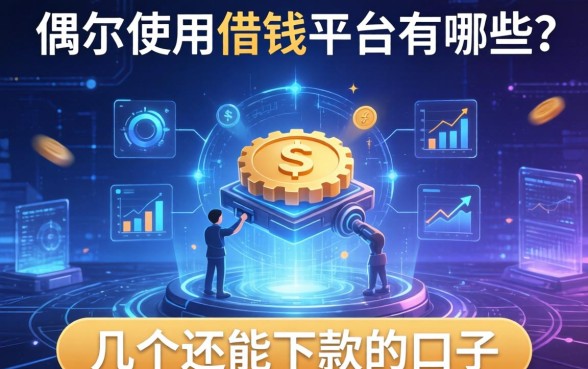 偶尔使用借钱平台有哪些？整理了几个还能下款的口子