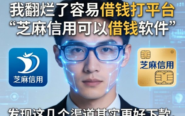 我翻烂了容易借钱打平台和芝麻信用可以借钱的软件，发现这几个渠道其实更好下款