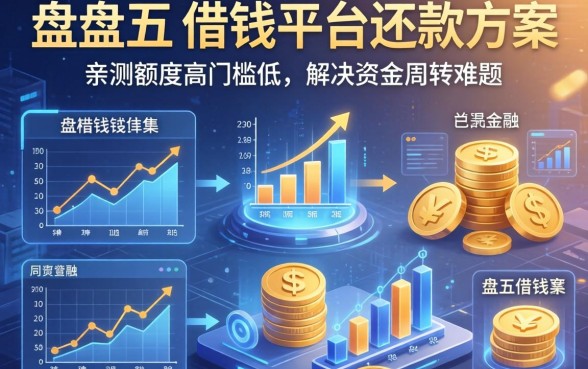 盘点五个借钱平台还款方案，亲测额度高门槛低，解决资金周转难题
