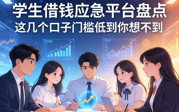 学生借钱应急平台盘点：这几个口子门槛低到你想不到