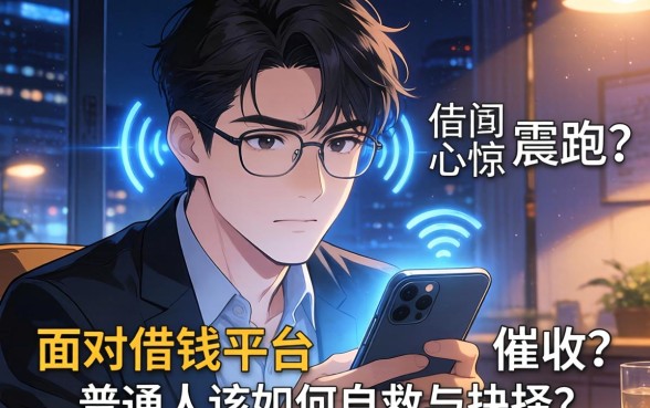 深夜手机震动心惊肉跳？面对借钱平台催收，普通人该如何自救与抉择？