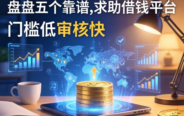盘点五个靠谱的求助借钱平台，门槛低审核快