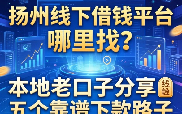 扬州线下借钱平台哪里找？本地老口子分享五个靠谱下款路子