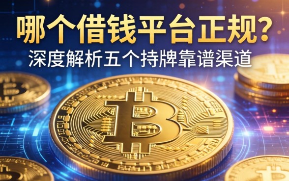 哪个借钱平台正规？深度解析五个持牌靠谱渠道，避开借贷陷阱
