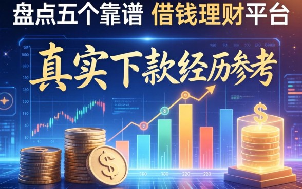 盘点五个靠谱的借钱理财的平台，附真实下款经历参考