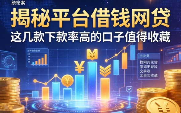 揭秘平台借钱网贷：这几款下款率高的口子值得收藏