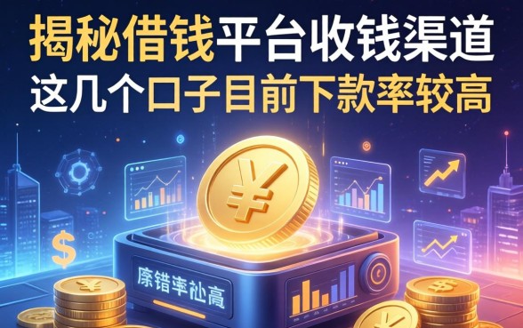 揭秘借钱平台收钱渠道，这几个口子目前下款率较高