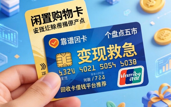 手里有闲置的购物卡想变现救急，盘点五个靠谱的回收卡借钱平台推荐