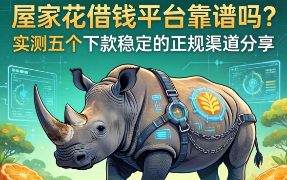 犀牛花借钱平台靠谱吗？实测五个下款稳定的正规渠道分享
