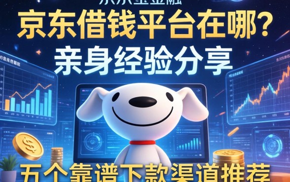京东借钱平台在哪？亲身经历分享及五个靠谱下款渠道推荐