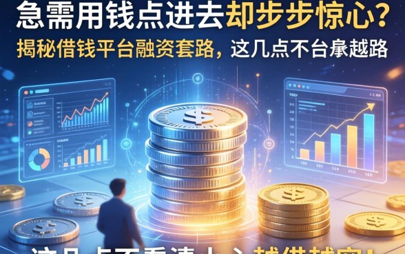 急需用钱点进去却步步惊心？揭秘借钱平台融资套路，这几点不看清小心越借越穷！
