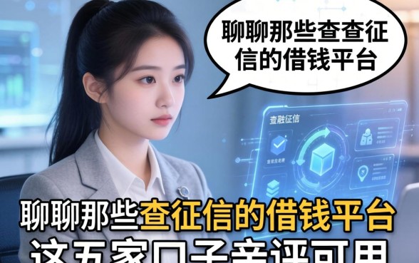 聊聊那些不查征信的借钱平台，这五家口子亲测可用