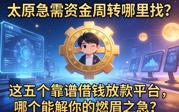 太原急需资金周转哪里找？这五个靠谱借钱放款平台，哪个能解你的燃眉之急？