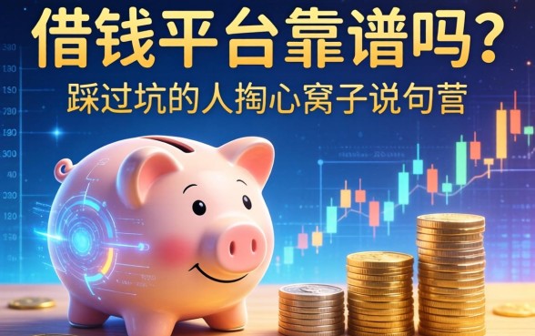 储蓄罐借钱平台靠谱吗？一个踩过坑的人掏心窝子说几句