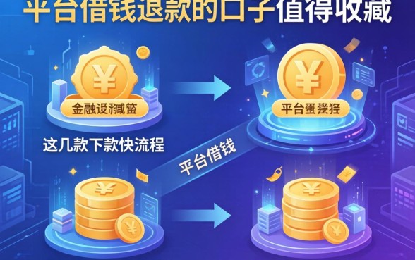 详解平台借钱退款流程，这几款下款快的口子值得收藏