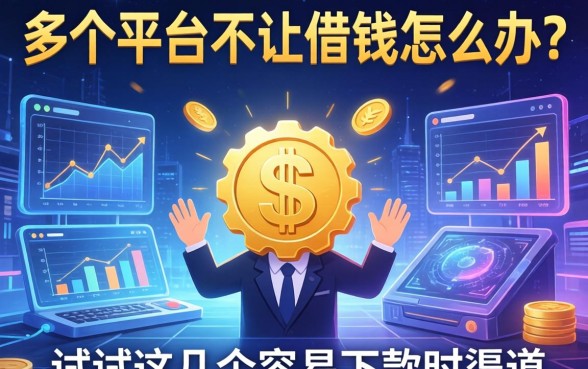 多个平台不让借钱怎么办？试试这几个容易下款的渠道